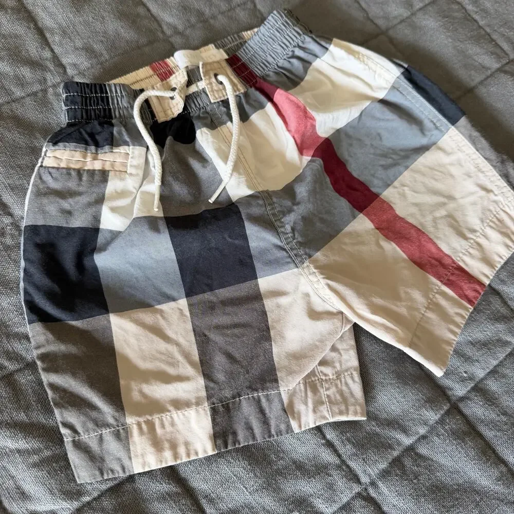 Burberry Authentic Kids Check Swim Shorts Trunks 6M